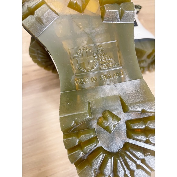 Dr. Martens 2976 Bex Made In England Toe Cap Chelsea Boots in White - Picture 12 of 13